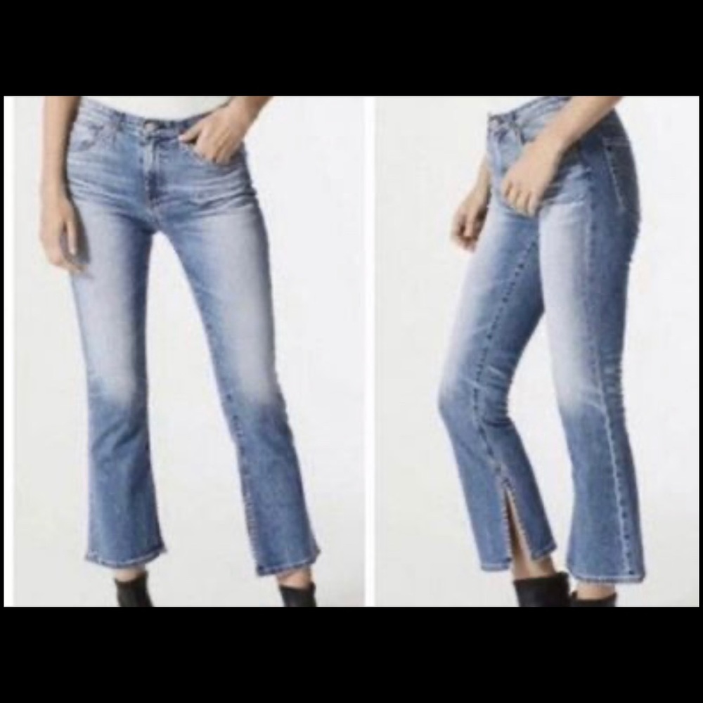 AG high-rise slim flare Jeans